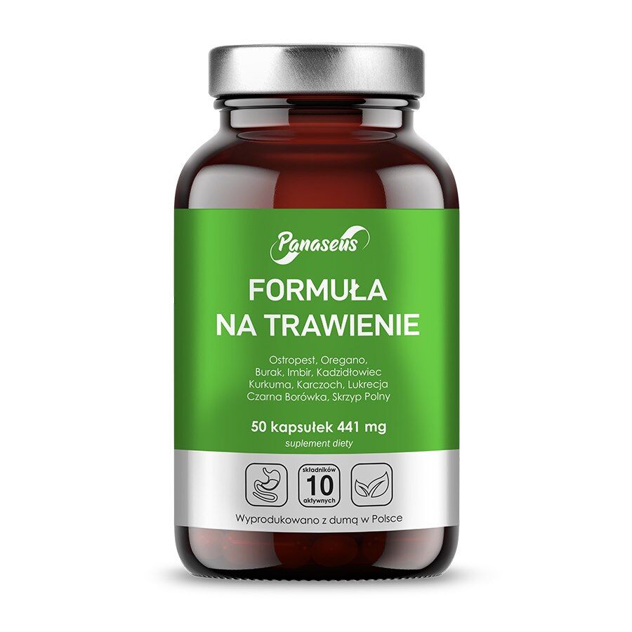PANASEUS Formula za prebavo (50 kapsul) - Viking Supplements