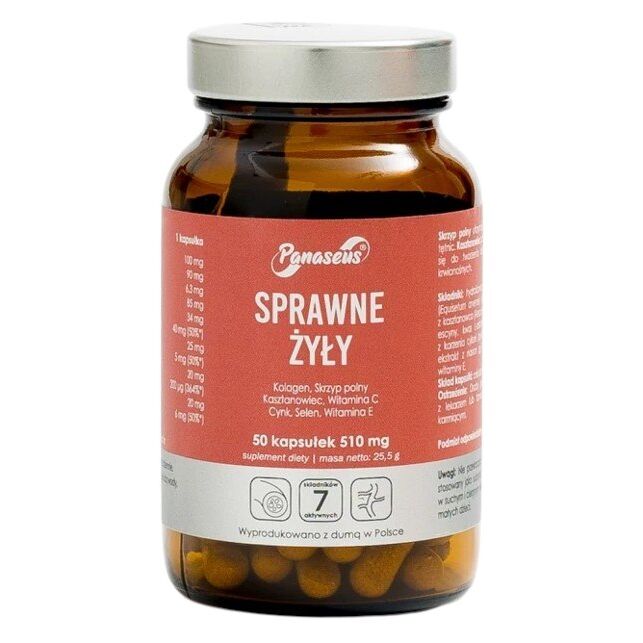 PANASEUS Učinkovite žile (50 kapsul) - Viking Supplements