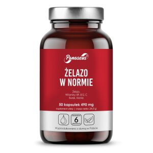 PANASEUS Železo v normalnem območju (50 kapsul) - Viking Supplements