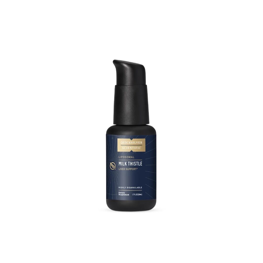 QUICKSILVER Nanoemulgirano mleko osatov za podporo jeter (50 ml) - Viking Supplements
