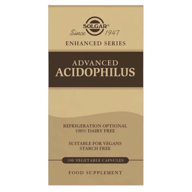 SOLGAR Advanced Acidophilus (100 kapsul) - Viking Supplements