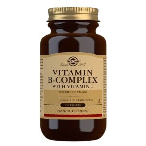 SOLGAR B-kompleks z vitaminom C (250 tablet) - Viking Supplements