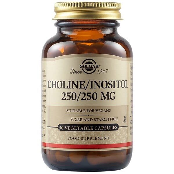 SOLGAR Holin/Inositol 250 mg (50 kapsul) - Viking Supplements