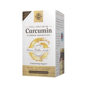 SOLGAR Kurkumin v veganski obliki s polnim spektrom (60 kapsul) - Viking Supplements