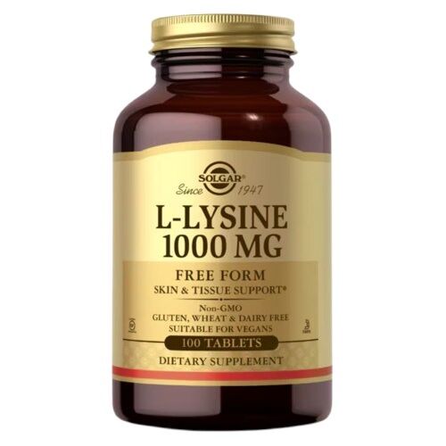 SOLGAR L-lizin 1000 mg (100 tablet) - Viking Supplements