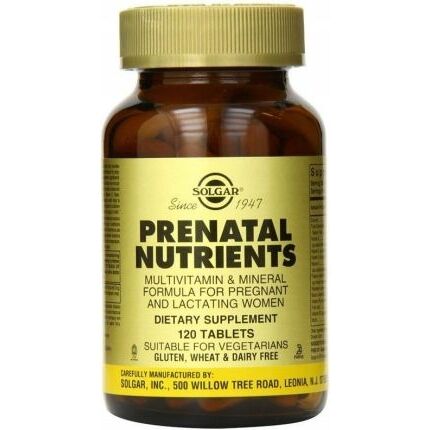 SOLGAR Prenatal Nutriens (120 tablet) - Viking Supplements