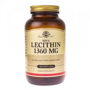 SOLGAR Sojin lecitin (100 kapsul) - Viking Supplements