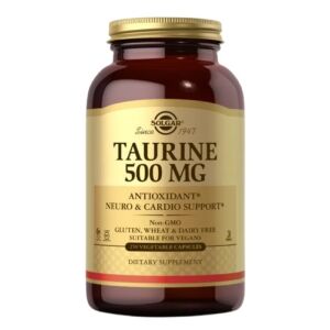 SOLGAR Taurin 500 mg (250 rastlinskih kapsul) - Viking Supplements