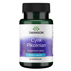 SWANSON Cink (pikolinat) 22 mg, 60 kapsul – Viking Supplements