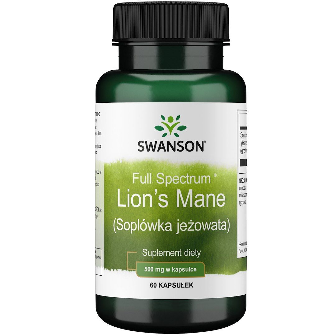 SWANSON FS Levja griva (soplówka je¿owata) 60 kapsul - Viking Supplements