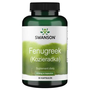 SWANSON Fenugreek (Kozieradka) 610 mg, 90 kapsul – Viking Supplements