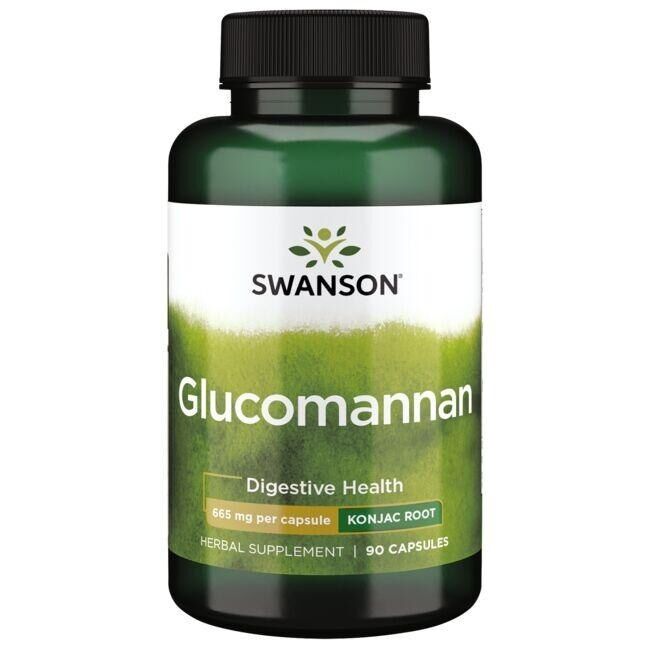 SWANSON Glukomanan 665 mg, 90 kapsul – Viking Supplements