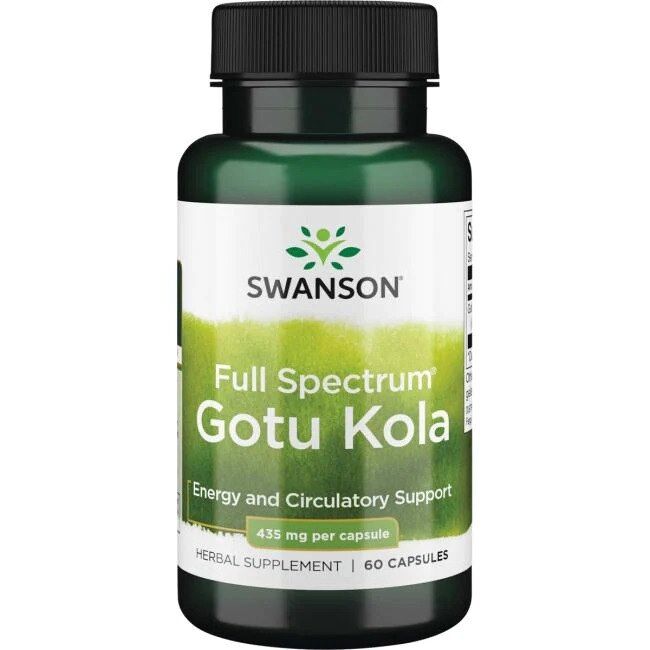 SWANSON Gotu Kola 435 mg, 60 kapsul – Viking Supplements