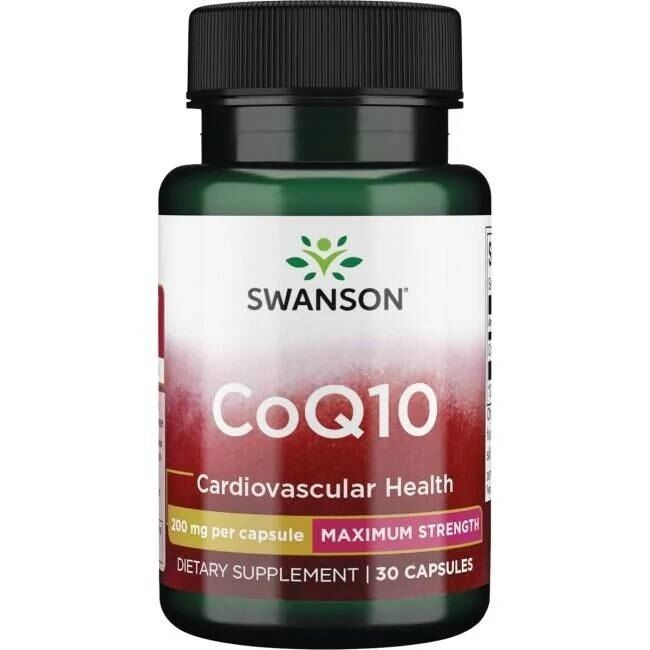 SWANSON Koencim Q10 200 mg, 30 kapsul – Viking Supplements