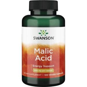 SWANSON Jabolčna kislina 600 mg, 100 kapsul – Viking Supplements