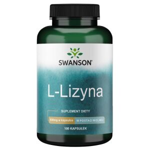 SWANSON L-lizin 500 mg, 100 kapsul – Viking Supplements