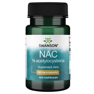 SWANSON NAC (N-acetilcistein) 150 mg, 100 kapsul – Viking Supplements