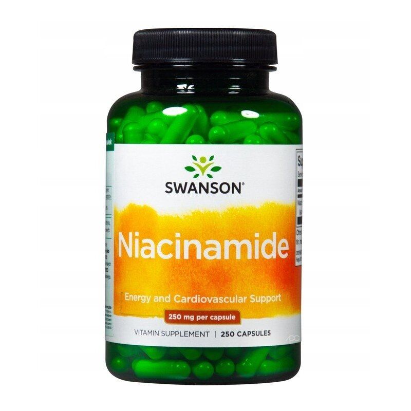 SWANSON Niacyna 250 mg, 250 kapsul – Viking Supplements