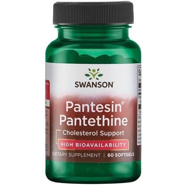 SWANSON Pantesin Panthetine 300 mg, 60 kapsul – Viking Supplements