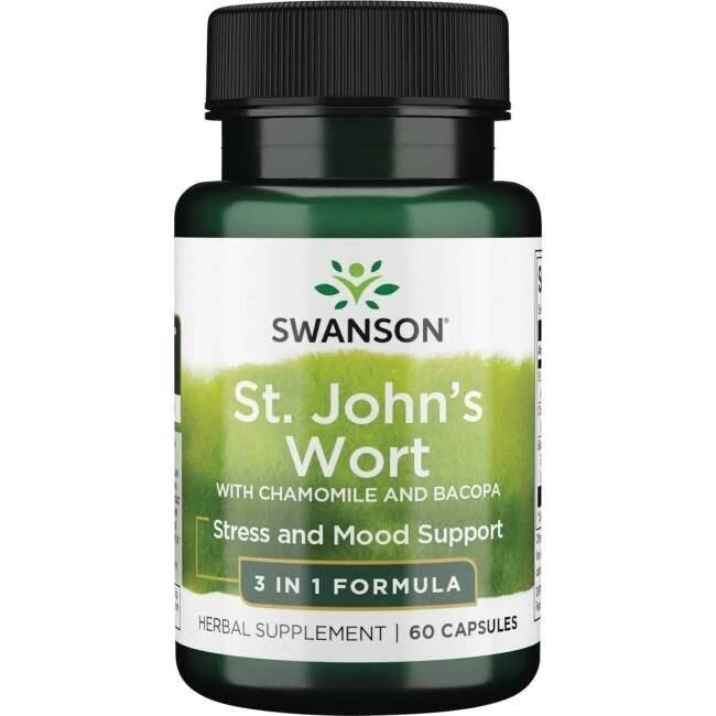 SWANSON St. John's trojni kompleks, 60 kapsul – Viking Supplements