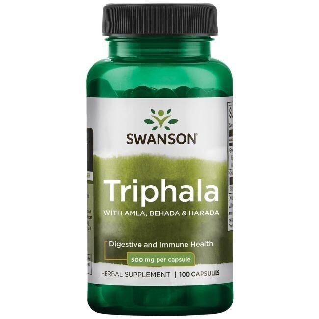 SWANSON Triphala 500 mg, 100 kapsul – Viking Supplements