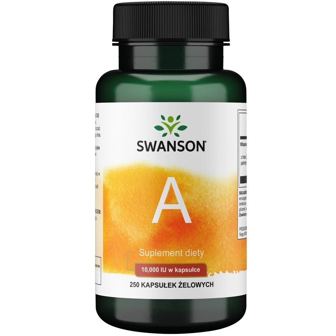 SWANSON Vitamin A 10.000 IU 250 kapsul – Viking Supplements