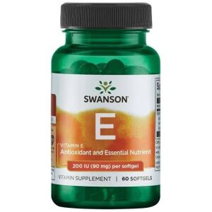 SWANSON Vitamin E 200 IU 60 kapsul – Viking Supplements