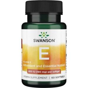 SWANSON Vitamin E 400 IU 60 kapsul – Viking Supplements