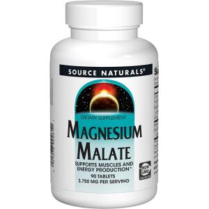 Source Naturals magnezijev malat 1250 mg, 90 tablet – Viking Supplements