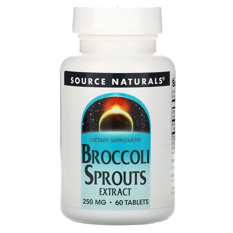 Source Naturals izvleček poganjkov brokolija 250 mg, 60 tablet – Viking Supplements
