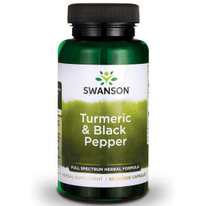 Swanson Kurkumin in berberin s črnim poprom, 60 kapsul – Viking Supplements