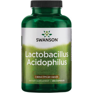 Swanson Lactobacillus acidophilus 1 bilijon CFU, 250 kapsul – Viking Supplements