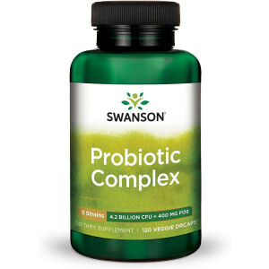 Swanson Probiotic Complex 4,2 milijarde CFU, 120 rastlinskih kapsul – Viking Supplements
