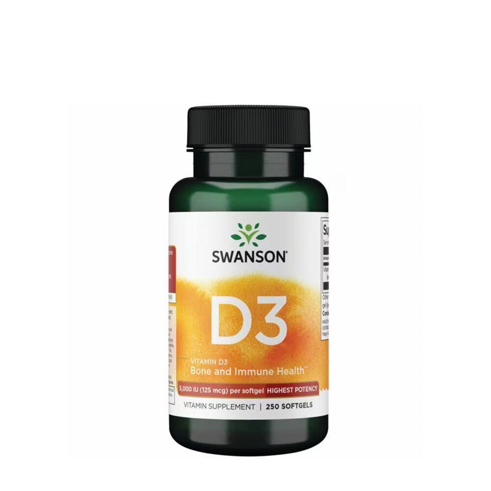 Swanson Vitamin D3 (250 mehkih kapsul) - Viking Supplements