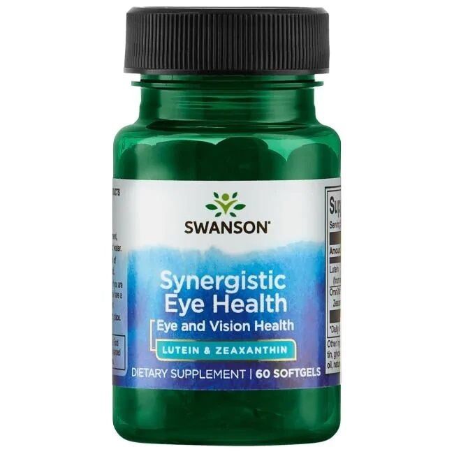 Synergistic Eye Health Lutein & Zeaxanthin – 60 mehkih kapsul – Viking Supplements