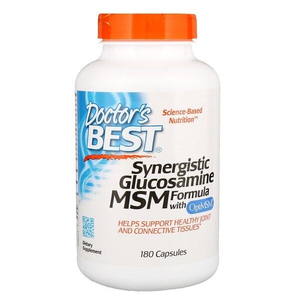 Sinergična formula glukozamina in MSM z OptiMSM – 180 kapsul – Viking Supplements