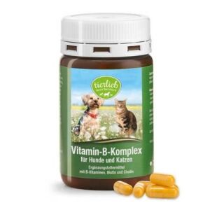 TIERLIEB Vitamin B-Complex for Dogs and Cats (120 caps) - Viking Supplements