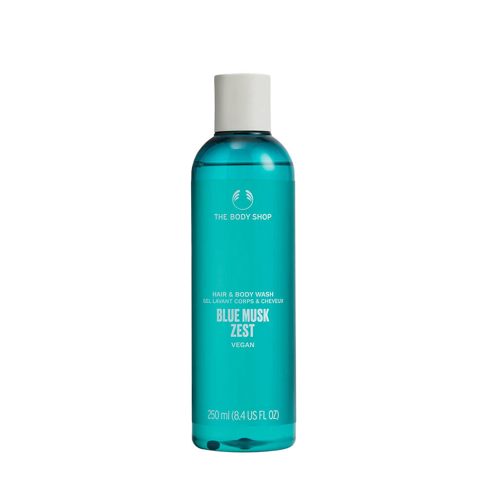 The Body Shop Blue Musk Zest šampon in gel za telo (250 ml) - Viking Supplements