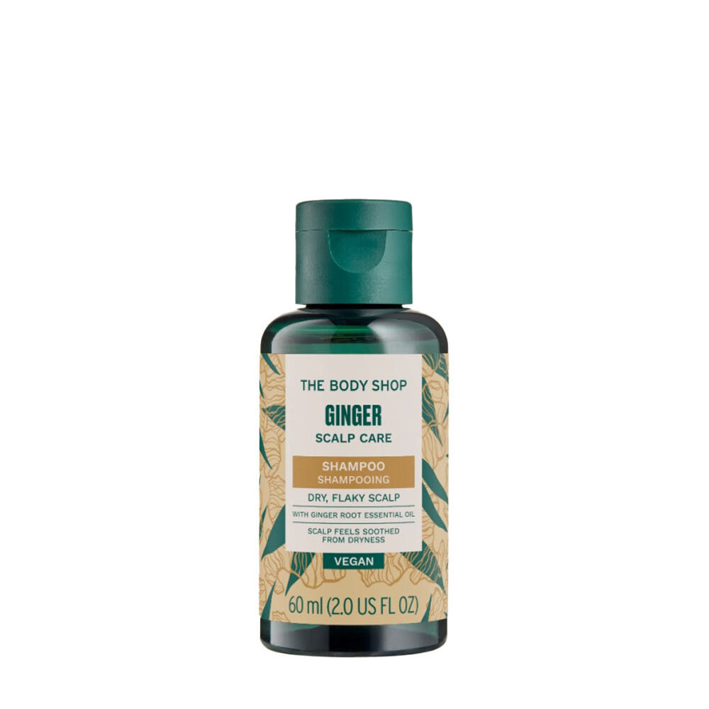 Šampon proti prhljaju z ingverjem znamke The Body Shop (60 ml) – Viking Supplements