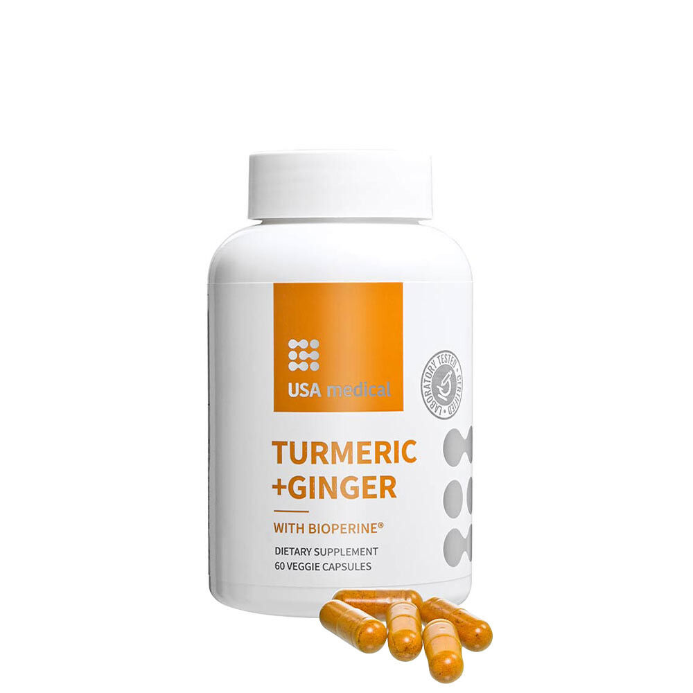 Zdravilo iz ZDA: Kurkuma + ingver (60 kapsul) – Viking Supplements