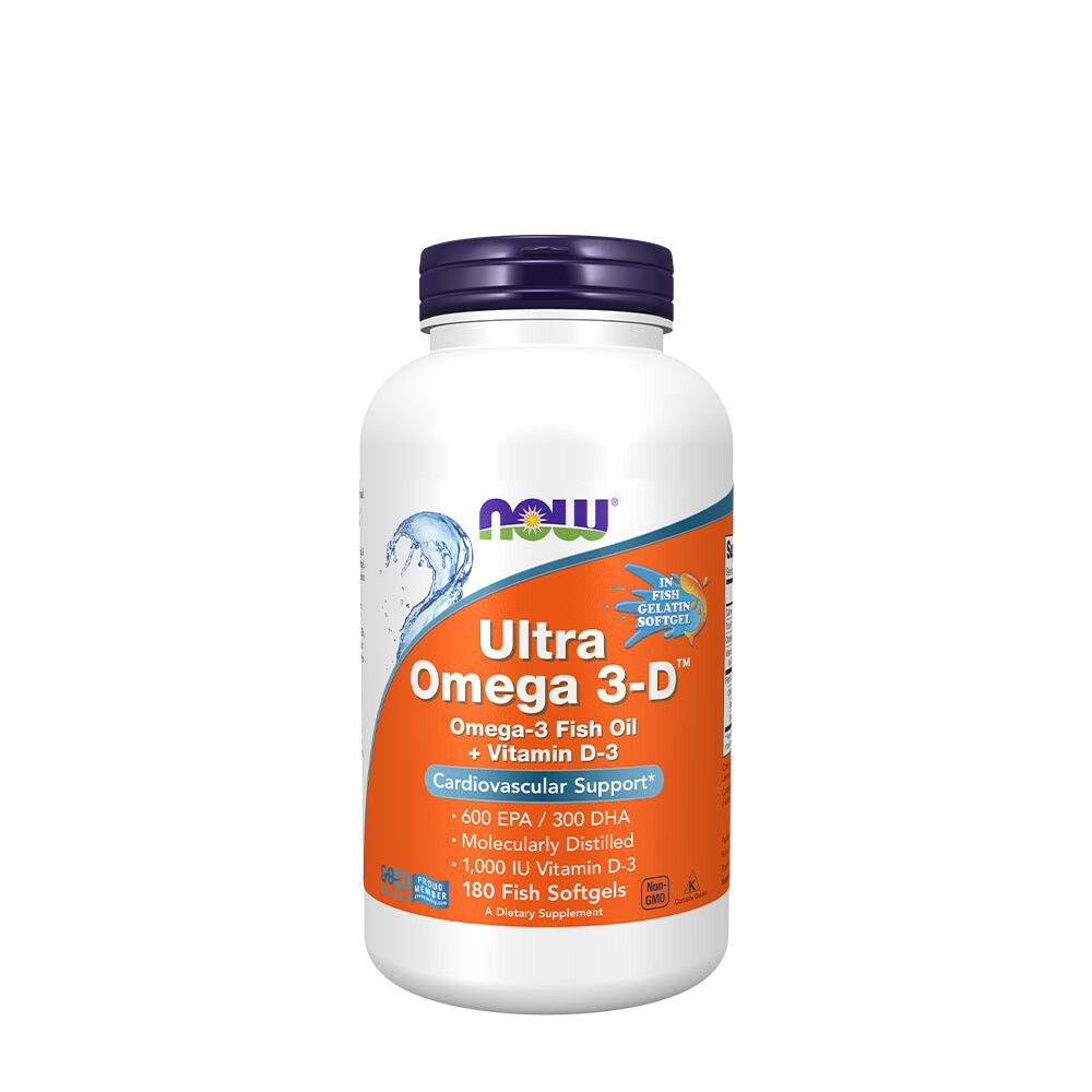 Ultra Omega 3-D z vitaminom D-3 – 180 mehkih kapsul – Viking Supplements