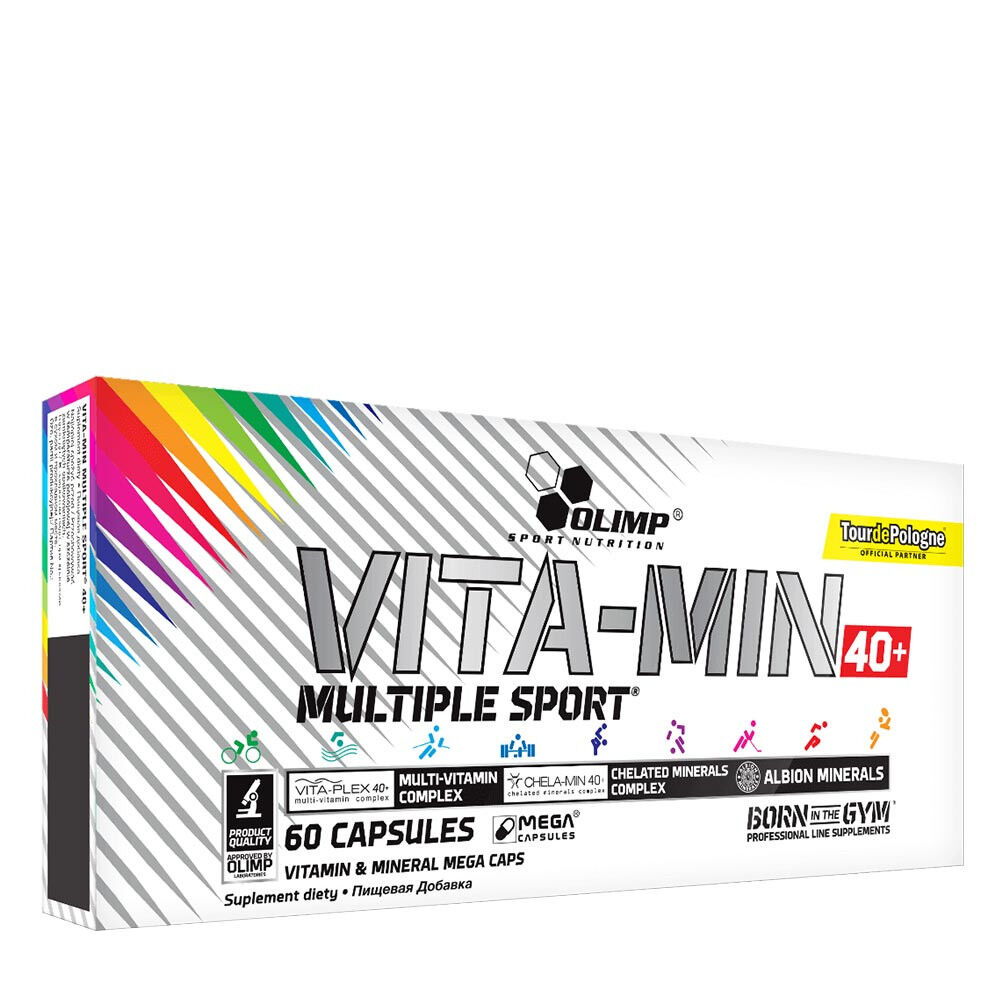 Vita-Min Multiple Sport 40+ – 60 kapsul – Viking Supplements