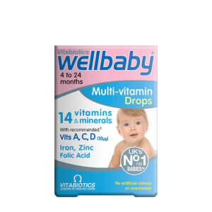 Vitabiotics Wellbaby multivitaminske kapljice (30 ml) - Viking Supplements