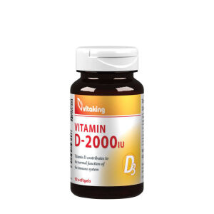 Vitaking Vitamin D-2000 (90 mehkih kapsul) - Viking Supplements