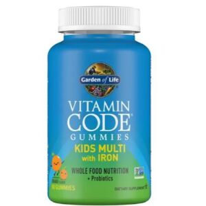 Vitamin Code Kids Multi z železom – žvečilni bonboni