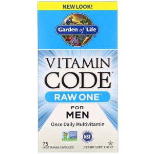 Vitamin Code RAW ONE za moške – 75 kapsul – Viking Supplements