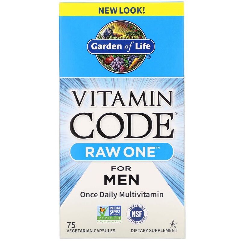 Vitamin Code RAW ONE za moške – 75 kapsul – Viking Supplements