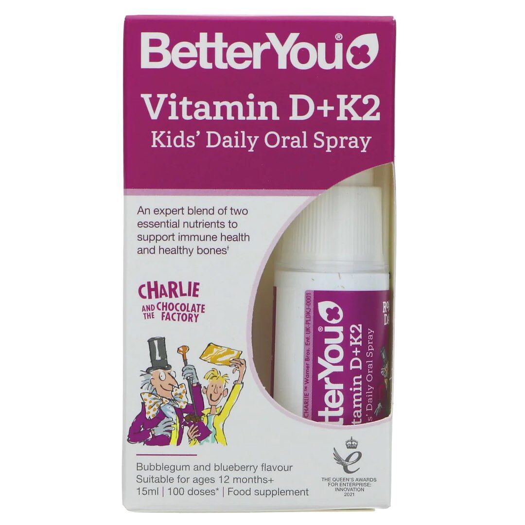 Vitamin D+K2 – dnevni sprej za otroke za peroralno uporabo