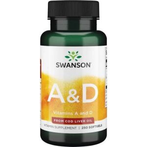 Vitamini A in D – 250 mehkih kapsul – Viking Supplements