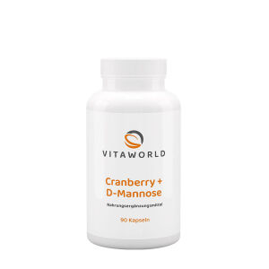 Vitaworld Brusnica + D-manoza (90 kapsul) - Viking Supplements
